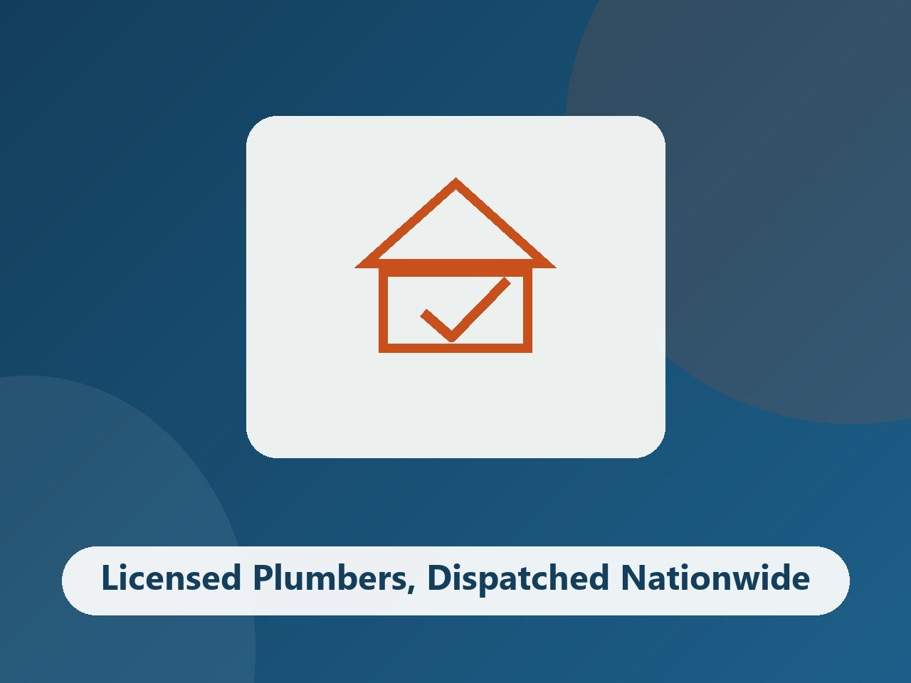 Emergency Plumbing - licensed plumbers dispatched nationwide